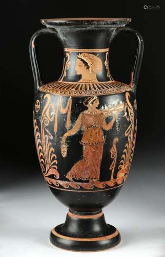 Greek Paestan Neck Amphora, ex-Christies, TL Tested