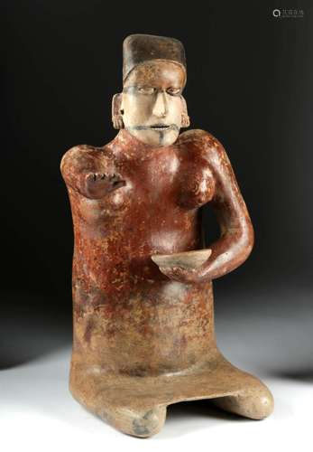 Jalisco Ameca Pottery Female Figure, ex-Hollywood