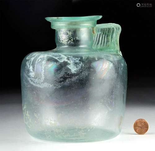 Incredibly Large / Intact Roman Glass Jug