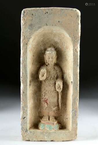 Chinese Song Dynasty Terracotta Brick - Buddha