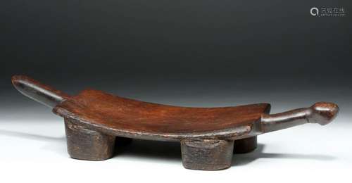 20th C. Lobi Wooden Zoomorphic Stool - Stunning Patina