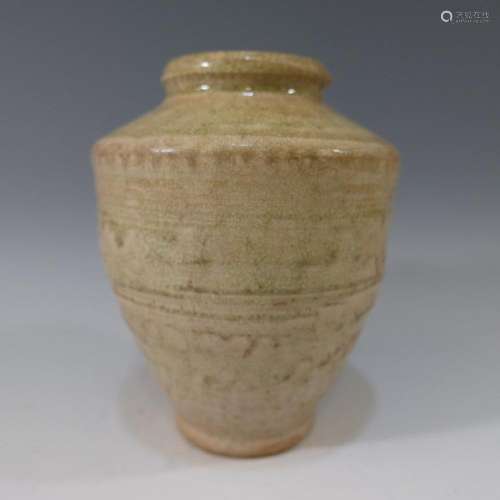 CHINESE ANTIQUE POTTER JAR - HAN DYNASTY