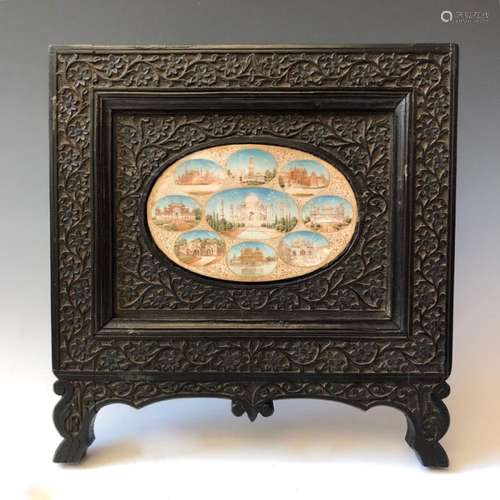 A BEAUTIFUL INDIAN ANTIQUE PAINTING IN FRAME