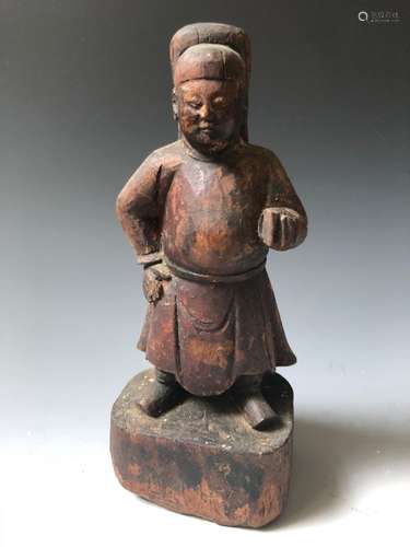 ANTIQUE CHINESE WOOD CARVING.