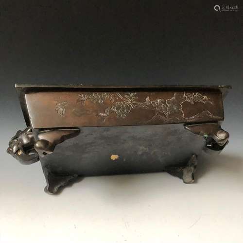 JAPANESE ANTIQUE BRONZE BURNER