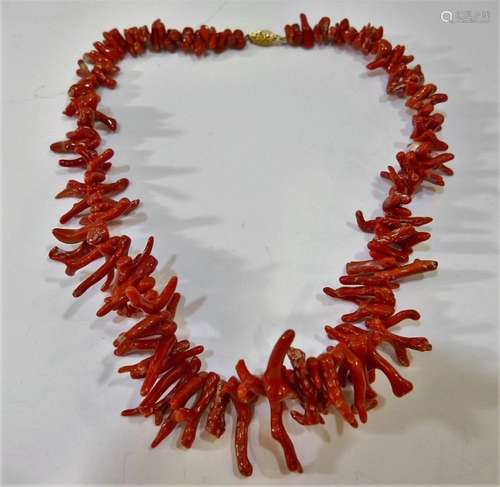 RED CORAL NECKLACE