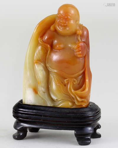 SOAPSTONE CARVING OF BUDDHA