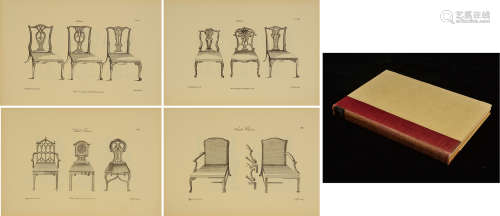 民国27年（1938）纽约出版《中式家具与欧洲古典家具图谱》硬皮精装本一册（古斯塔夫·艾克先生旧藏）
