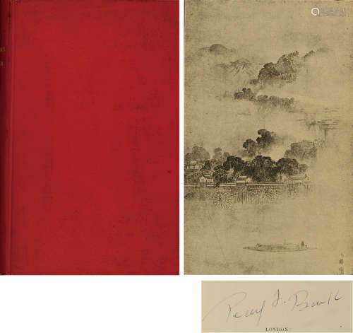 清 光绪十二年（1886）伦敦出版《中国和日本的绘画》硬皮精装本一册（美国著名作家赛珍珠旧藏；扉页附其亲笔签名）