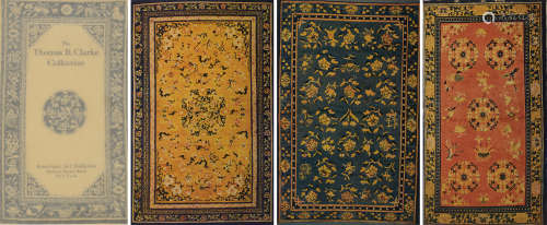 1915年纽约美国艺术协会出版《中国宫廷地毯收藏》图录一册