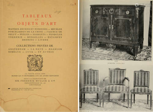 民国4年（1915）法国出版《中国家具及绘画艺术品展览图录》（古斯塔夫·艾克先生旧藏）