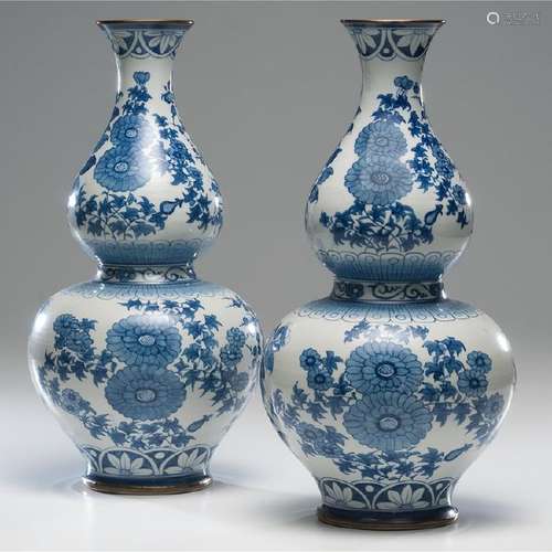 Double Gourd Porcelain Vases