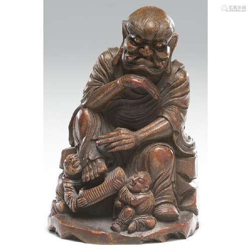 Chinese Bamboo Immortal Figure