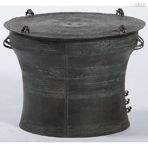 Southeast Asian Bronze Rain Drum