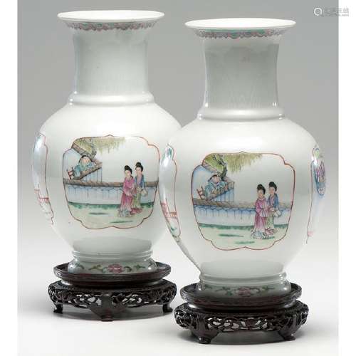 Late Republic Porcelain Vases