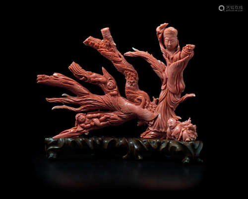 A CORAL FIGURAL GROUP