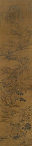 Landscape, 1624    Attributed to Lan Ying (1585- c.1664)