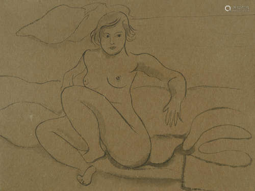 A Book of Sketches, together with a Mounted Drawing Wang Jiyuan (1893-1975)