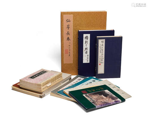 A group of Chinese Art Books