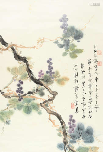 Grapes, 1983 Qi Gong (1912-2005)