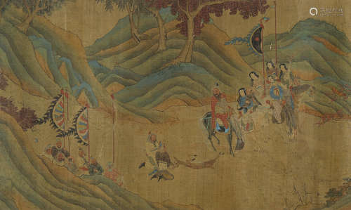 Hunting Scene After Zhao Mengfu (1254-1322)