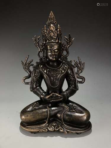 Bronze Figure of Manjugosha