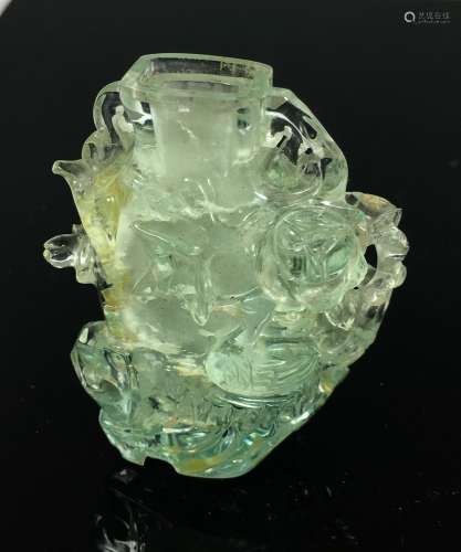 Crystal Vase Snuff Bottle