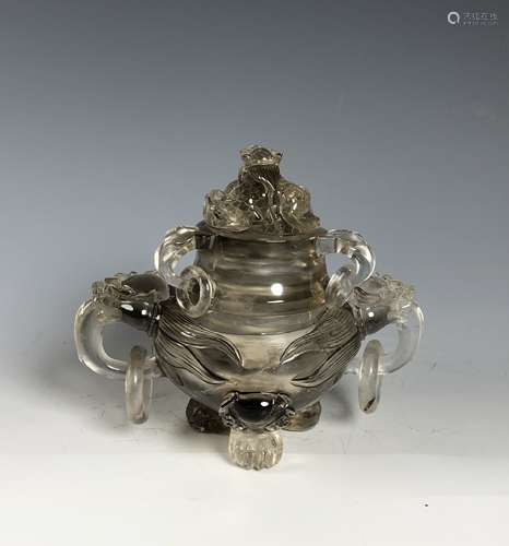 Crystal Covered Tripod Censer