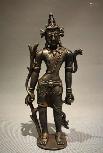 Bronze Figure of Manjushri