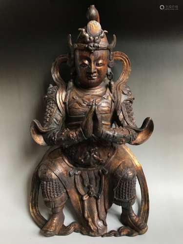 A Bronze Figure of Warrior