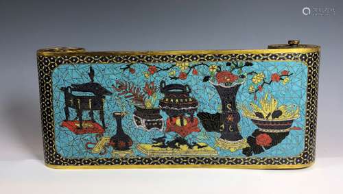 Cloisonne Enamel Scroll