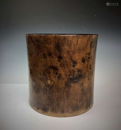 Hard Wood Brush Pot