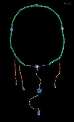 * A Green Hardstone, Lapis Lazuli and Agate Court