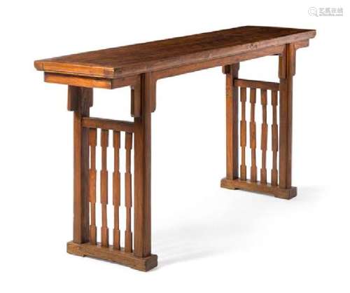 * A Chinese Hardwood Altar Table, Pingtou'an Height 33