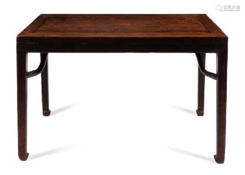 * A Chinese Elmwood Rectangular Table, Shuzhuo Height