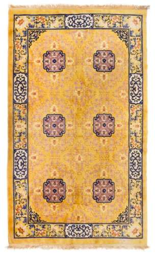 A Chinese Ningxia Carpet 102 1/2 x 62 inches.