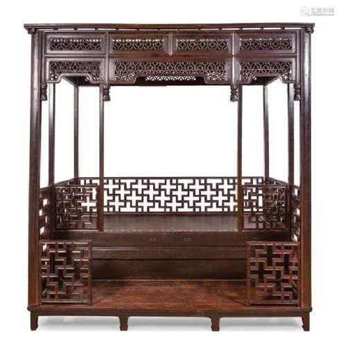 * A Chinese Hardwood Canopy, Babuchuang Height 101 1/2