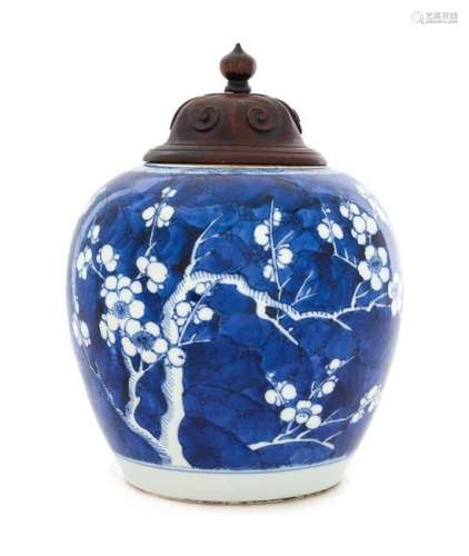 * A Chinese Blue and White Porcelain 