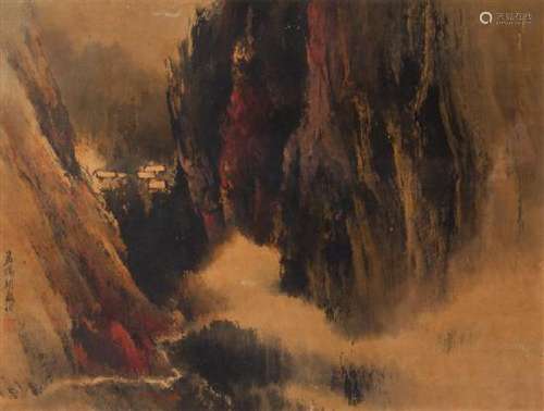 Hu Nianzu, (b. 1927), Landscape