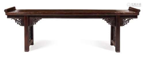 * A Large Chinese Elmwood Altar Table, Qiaotou'an