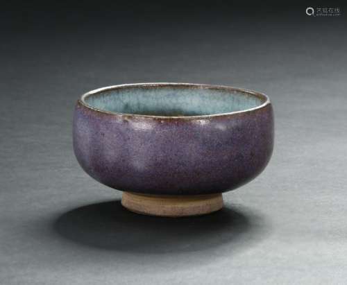 Fine Chuan Ware Purple and Lavender-Glazed Bowl