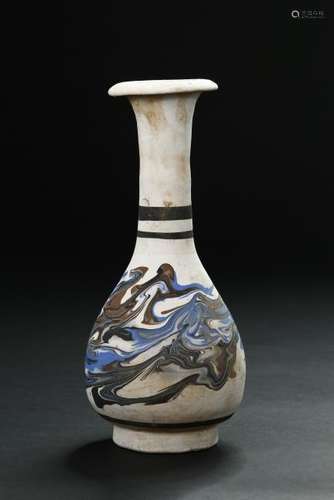 Rare Cizhou Painted Buff Ware Vase