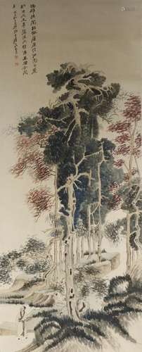 Chinese Scroll Painting of Landscape, Zhang Daqian