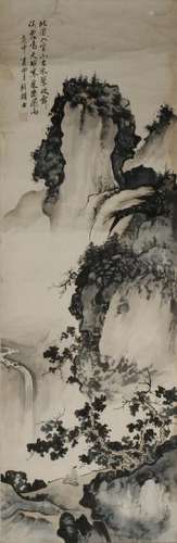 Chinese Landscape Hanging Scroll