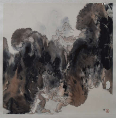 CHINESE ABSTRACT PAINTING ON PAPER