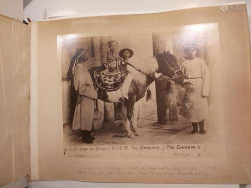 Early 20th C. Chinese Original Photographies Album