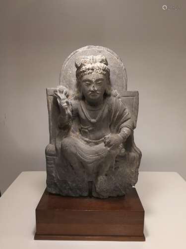 Ancient Gandhara Style Stone Carving Figure Statue