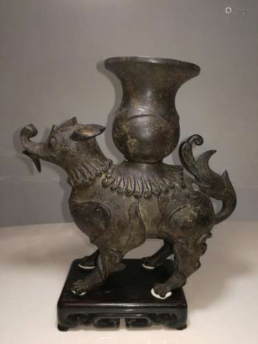 Possible Han Dy Chinese Bronze Beast BAO DING