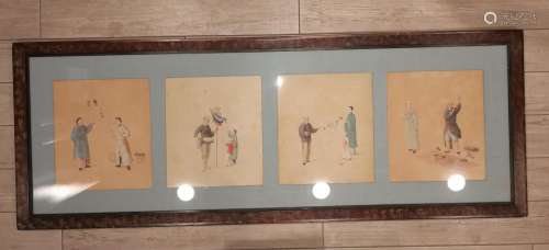 19th Century Chinese Export Watercolor Painting