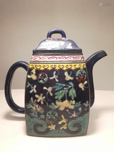 Qing Dy Chinese Yixing Zisha Teapot Artist Signed